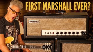 The First Marshall Amp Ever A Very Early amp Rare Vintage JTM45  Axes amp Artifacts at Gruhn Guitars [upl. by Lund878]