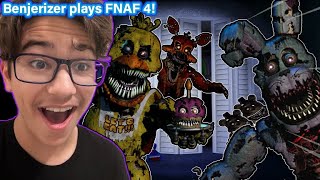 FNAF 4 IS ACTUALLY TERRIFYING Nights 1 2 and 3 [upl. by Denny711]