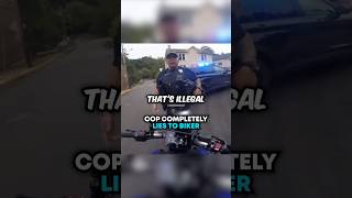 Cop COMPLETELY LIES To Biker 😬 [upl. by Akiret]