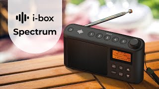 ibox Spectrum  Portable DABDAB and FM Radio [upl. by Nnylyt]