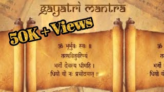 Gayatri Mantra  11 Times [upl. by Acenes]