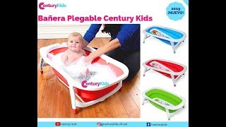 Tina de Baño  Bañera plegable para Bebes marca Century Kids [upl. by Okuy]