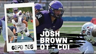 Josh Brown OT College of Idaho  2020 NFL Draft Prospect Highlights  NAIAs Best O Lineman [upl. by Elyr]