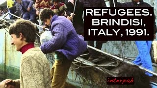 Refugees Brindisi Italy March 1991 [upl. by Berneta]