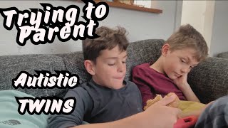 Trying to Parent Autistic TwinsAutism Family Vlog339 [upl. by Hendrickson326]