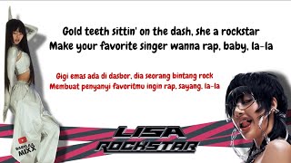 LISA  ROCKSTAR Lyrics  Lirik dan Terjemahan Indonesia EnglishIndonesia [upl. by Annat]