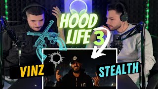 Vinz ft Stealth  Hood Life 3  REACTION [upl. by Novart425]