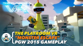 The Playroom VR quotMonster Escapequot  Paris Games Week 2015 Gameplay Footage  PlayStation VR [upl. by Conni766]