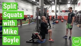 Split Squats with Mike Boyle  Ep 96  Movement Fix Monday  Dr Ryan DeBell5 [upl. by Eelahs]