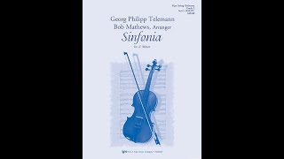 Sinfonia SO337C by Georg Philipp Telemann arranged by Bob Matthews [upl. by Olwena750]