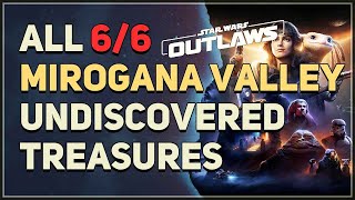 All Mirogana Valley Undiscovered Treasures Location Star Wars Outlaws [upl. by Ainalem]