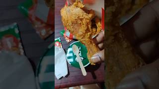 KFC Chicken unboxing 🍗 shorts kfc kfcchicken chicken friedchicken tamannaah hindisong [upl. by Samuella]