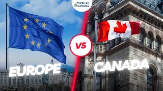 Europe vs Canada  comparaison des conditions de travail et de vie [upl. by Cordier823]