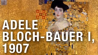 Adele Bloch Bauer I 1907  Gustav Klimt  Oil Painting Reproduction with Gold Foil [upl. by Suiradel69]