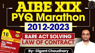 AIBE Previous year question papers I AIBE Exam Preparation 2024  AIBE 19 Exam Prep  Contract Law [upl. by Henn]