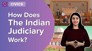 How Does The Indian Judiciary Work  Class 8  Civics  Learn With BYJUS [upl. by Rossuck]