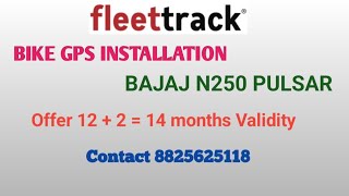 Bajaj N250 Bike GPS InstallationTamil [upl. by Aleyak]