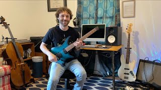 Unboxing of strandberg Boden Original NX6 Tremolo Neck Thru Teal [upl. by Bilat]