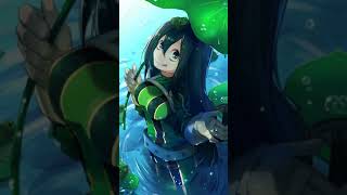 MHA TokoTsuyu  Tokoyami x Tsuyu singing Way Back Home shorts edit mha [upl. by Aikyn]