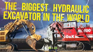 The Biggest Hydraulic Excavator in the World CAT 6090FS OampK RH400 [upl. by Enitsahc]