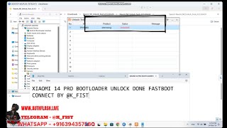 XIAOMI 14 PRO 14 ULTRA HOW TO BOOTLOADER UNLOCK AUTHFLASHLIVE KFIST [upl. by Savior339]