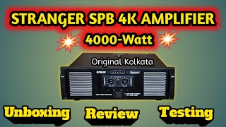 STRANGER SPB 4K AMPLIFIER UNBOXING REVIEW ampTESTING 👍👍💪💪 [upl. by Anthea977]