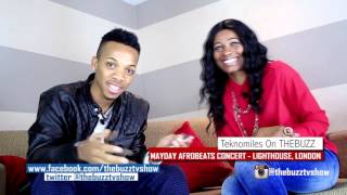 TeknoMiles MayDay Afrobeats Concerts London  THEBUZZTVSHOW [upl. by Annelg648]