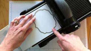 How to Emboss Using the Framelits and Big Shot Die Cutting Machine [upl. by Almund]