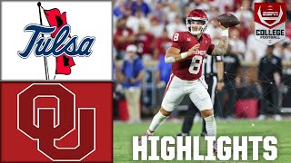 Oklahoma Sooners vs Tulsa Golden Hurricane  Full Game Highlights [upl. by Ancilin277]