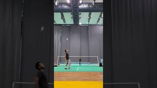 Last moment Judgement shot Shorts badminton 🏸 india sports [upl. by Lomaj]