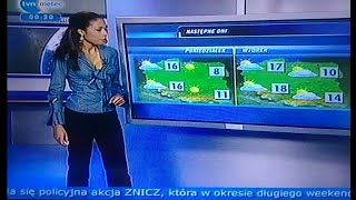 Omenaa Mensah  TVN Meteo pogoda 30102005 [upl. by Attenej36]