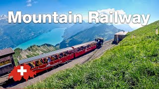 Scenic Ride on the Brienz Rothorn Bahn  Stunning Swiss Mountain Railway Adventure [upl. by Nahsad]