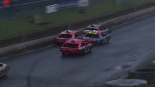 National saloon stockcar final  Cowdenbeath racewall 6523 [upl. by Siravrat808]