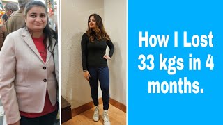 How I Lost 33 Kgs in 4 Months  Lose Weight Fast 😮⌛ Diet Plan  Nutritionist Misha Weight Loss [upl. by Samuel]