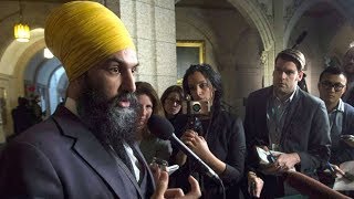 Jagmeet Singh addresses allegations against an NDP member LIVE [upl. by Atnahsal]