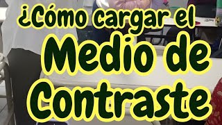 ¿Cómo cargar el medio de contraste iodado [upl. by Shatzer]