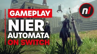 NieRAutomata The End of YoRHa Edition Nintendo Switch Gameplay [upl. by Okiam]