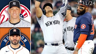 New York Yankees  Houston Astros  Game Highlights  33124 [upl. by Heimer323]