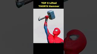 Thor hammer lifted superhero list marvel marvelhindi [upl. by Shimberg575]