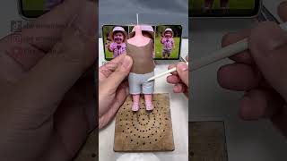 Clay Artisan JAY ：Sculpting a Sweet and Adorable Character Eating Ice Cream [upl. by Ettegroeg]