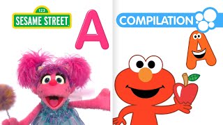 Sesame Street All About the Letter A  Alphabet Compilation [upl. by Juster671]