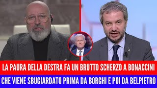 MAURIZIO BELPIETRO E BORGHI SFIDANO STEFANO BONACCINI CHE DENUNCIA UNA DESTRA TROPPO ESTREMA [upl. by Adiaroz]