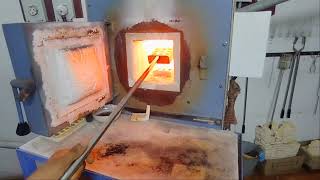 Fire Assay Gold Testing In Lab [upl. by Naujuj]