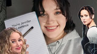 ASMR  Unprofessional Interview but Youre Jennifer Lawrence🩷 [upl. by Ominorej867]