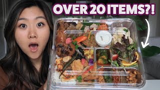 I Tried The Viral Dosirak Takeout Lunch With Over 20 Items [upl. by Ling735]