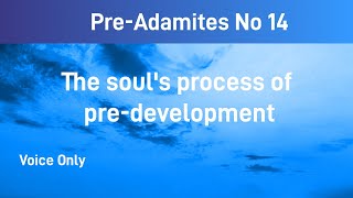 Pre Adamites No14 The souls process of predevelopment [upl. by Strephon]