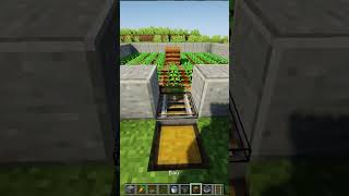 FARM DE COMIDA 100 AUTOMÁTICA minecraft minecraftsurvival minecrafttutorial [upl. by Ovatsug]