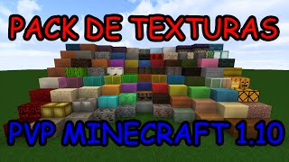 Pack de texturas para minecraft 110 PVP sin lag [upl. by Ayerf]