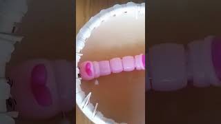 CUTE WORM TOY asmr satisfying funny cutewormtoy shortsvideo [upl. by Aznecniv]