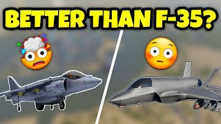 The Harrier Jump Jet Vs F35 Lightning  War Tycoon [upl. by Eiramik]